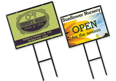 Metal Yard Signs