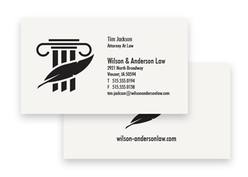 1 Color Premium Business Cards || Business Cards || 2 Sided, Flat Print