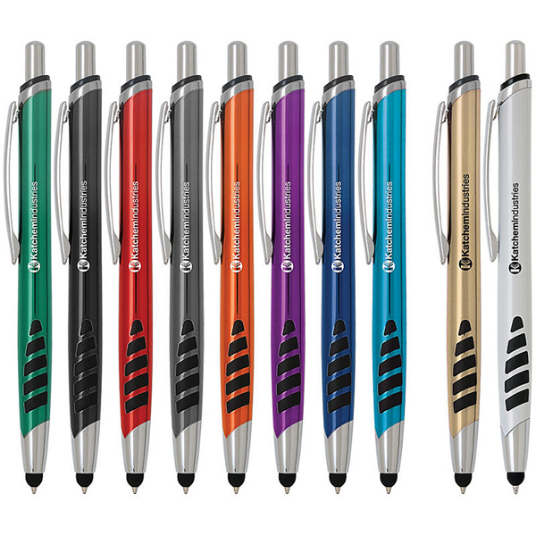 Entice® Stylus Pen || Custom Pens || Ultra Laser Engraved White