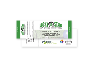 Horizontal Event Ticket || Custom Event Ticket || 2 Sided