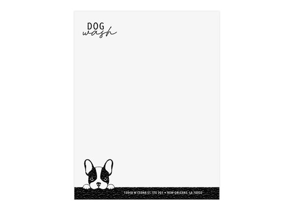 Spot Color Letterhead || Letterhead || 1 Standard Ink, Raised Print