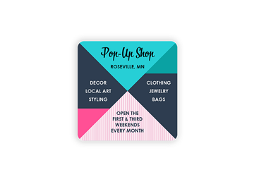 Square Labels || Most Popular Custom Labels || 2" x 2 ", Full Color