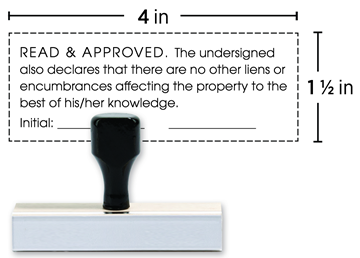 Traditional Rubber Stamp RF93