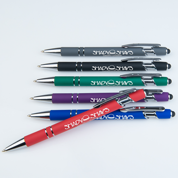 Ultima Softex Gel-Glide Stylus Pen || Custom Pens || Screen Printed