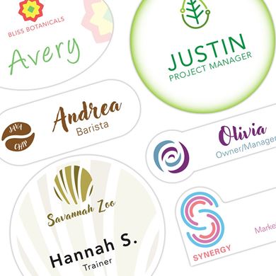 Full Color Shaped Badges
