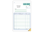 Custom Business Order Form, Carbonless Business Forms, Ruled, 5-1/2” x 8-1/2”, 2-Part with Easy Tear-Out Pages