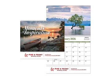 Moments of Inspiration || Custom Calendars and Planners || Spiral, Metallic Foil